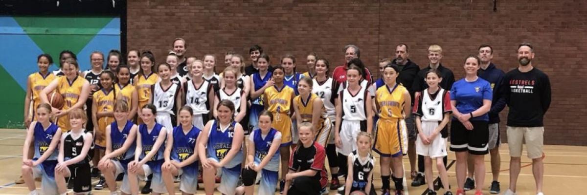 Great day of Girls basketball in Portsmouth's Mountbatten Leisure Centre